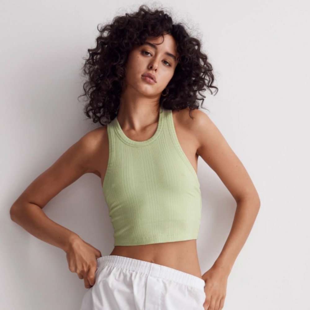 Madewell size XS rib cropped tank